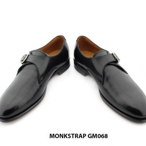 [Outlet size 41] Giày da nam 1 khoá đế da monkstrap GM068 004