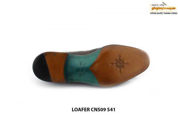 [Outlet size 41] Giày lười nam da đan cao cấp Loafer CNS09 007