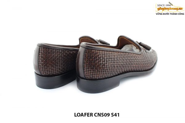 [Outlet size 41] Giày lười nam da đan cao cấp Loafer CNS09 005