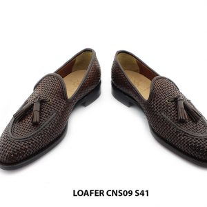 [Outlet size 41] Giày lười nam da đan cao cấp Loafer CNS09 004