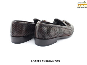[Outlet size 39] Giày lười nam da đan thủ công Loafer CNS09 005