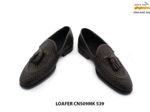 [Outlet size 39] Giày lười nam da đan thủ công Loafer CNS09 004