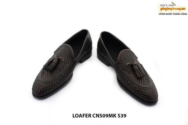 [Outlet size 39] Giày lười nam da đan thủ công Loafer CNS09 004