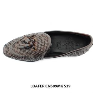 [Outlet size 39] Giày lười nam da đan thủ công Loafer CNS09 002