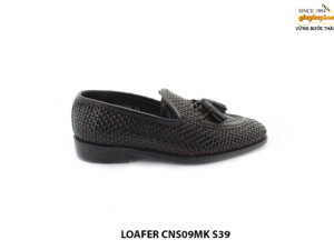 [Outlet size 39] Giày lười nam da đan thủ công Loafer CNS09 001