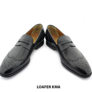 [Outlet size 40] Giày lười nam đục lỗ Wingtips Loafer Sample 004