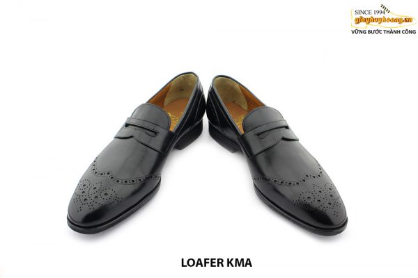 [Outlet size 40] Giày lười nam đục lỗ Wingtips Loafer Sample 004