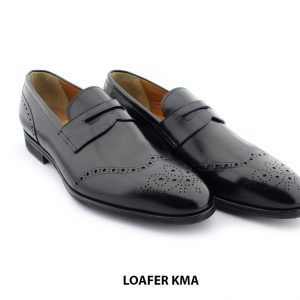 [Outlet size 40] Giày lười nam đục lỗ Wingtips Loafer Sample 003