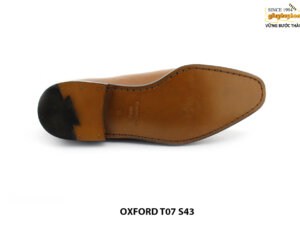 [Outlet size 43] Giày da nam màu vàng bò Oxford T07 006