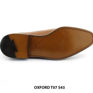 [Outlet size 43] Giày da nam màu vàng bò Oxford T07 006
