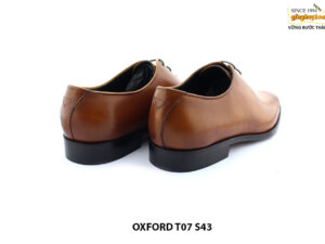 [Outlet size 43] Giày da nam màu vàng bò Oxford T07 005