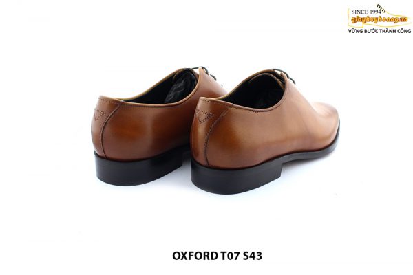[Outlet size 43] Giày da nam màu vàng bò Oxford T07 005