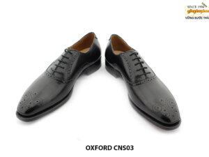 [Outlet size 42] Giày da nam công sở nâu Oxford CNS03 009