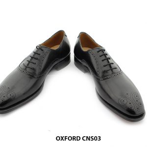 [Outlet size 42] Giày da nam công sở nâu Oxford CNS03 009