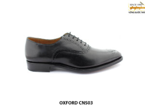 [Outlet size 42] Giày da nam công sở nâu Oxford CNS03 007