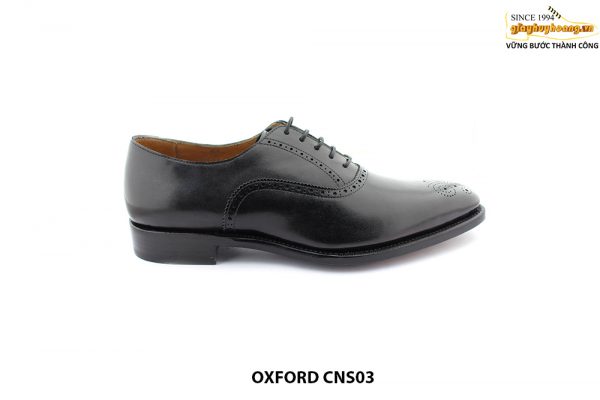 [Outlet size 42] Giày da nam công sở nâu Oxford CNS03 007