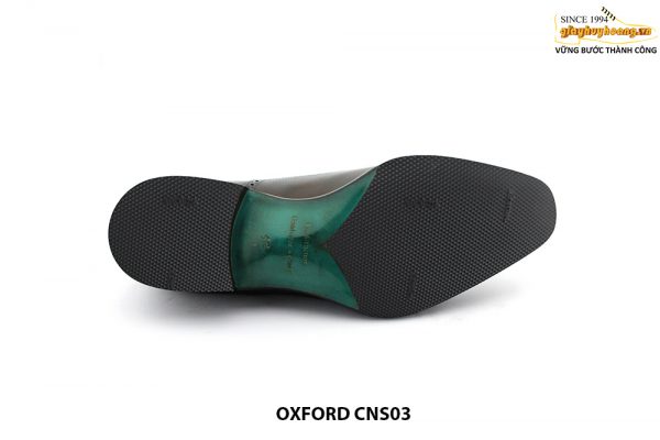 [Outlet size 42] Giày da nam công sở nâu Oxford CNS03 006