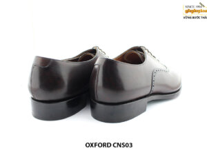 [Outlet size 42] Giày da nam công sở nâu Oxford CNS03 005