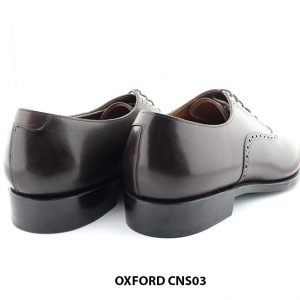 [Outlet size 42] Giày da nam công sở nâu Oxford CNS03 005