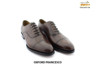 [Outlet size 42] Giày da nam đế da bò cao cấp Oxford FRANCESCO 006