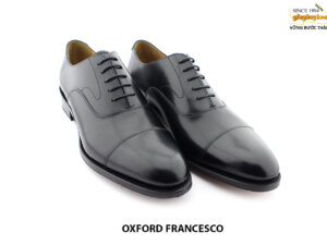 [Outlet size 42] Giày da nam đế da bò cao cấp Oxford FRANCESCO 003
