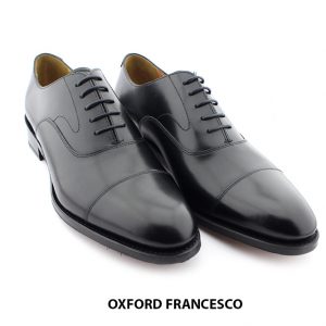 [Outlet size 42] Giày da nam đế da bò cao cấp Oxford FRANCESCO 003