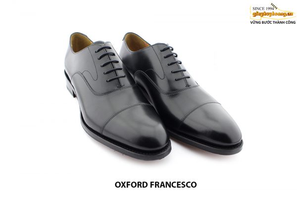 [Outlet size 42] Giày da nam đế da bò cao cấp Oxford FRANCESCO 003