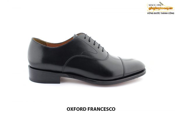 [Outlet size 42] Giày da nam đế da bò cao cấp Oxford FRANCESCO 001
