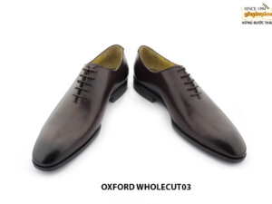 [Outlet size 43] Giày da nam da trơn Wholecut03 Oxford 003