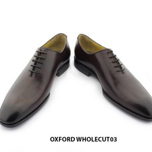 [Outlet size 43] Giày da nam da trơn Wholecut03 Oxford 003