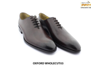 [Outlet size 43] Giày da nam da trơn Wholecut03 Oxford 002