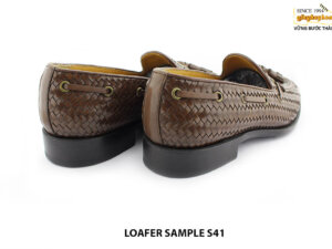 [Outlet size 41] Giày lười nam da đan phong cách Loafer SAMPLE 005
