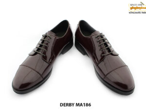 [Outlet size 41] Giày da nam bóng loáng Derby MA186 004