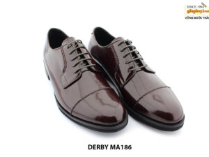 [Outlet size 41] Giày da nam bóng loáng Derby MA186 003