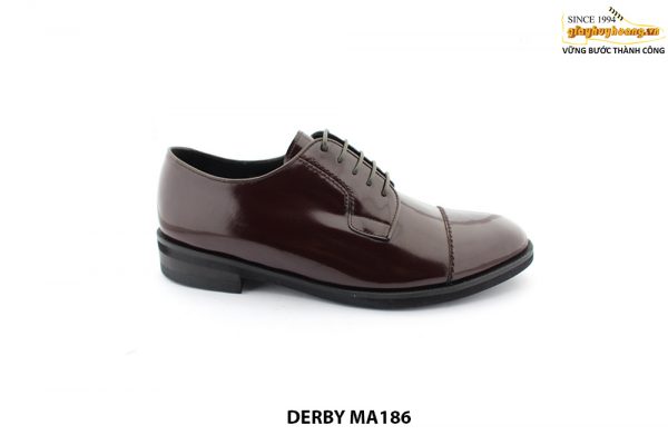 [Outlet size 41] Giày da nam bóng loáng Derby MA186 001
