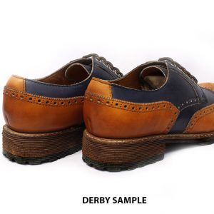[Outlet Size 42] Giày Derby nam phối 2 màu Derby 004