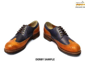 [Outlet Size 42] Giày Derby nam phối 2 màu Derby 003
