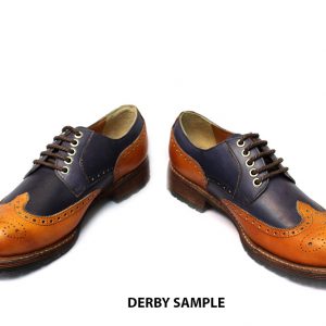 [Outlet Size 42] Giày Derby nam phối 2 màu Derby 003