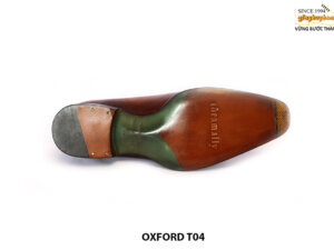 [Outlet size 40] Giày da nam Oxford Wholecut Brogues T04 008