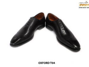 [Outlet size 40] Giày da nam Oxford Wholecut Brogues T04 003