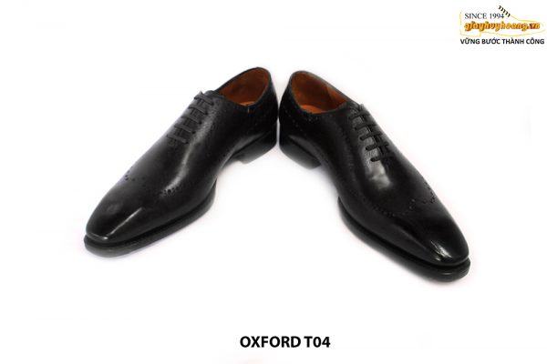 [Outlet size 40] Giày da nam Oxford Wholecut Brogues T04 003