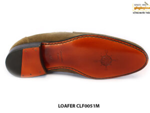[Outlet size 41] Giày lười nam da lộn Penny Loafer 0051M 003