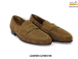 [Outlet size 41] Giày lười nam da lộn Penny Loafer 0051M 001