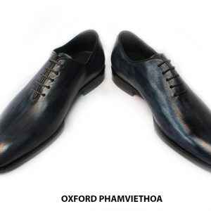 [Outlet size 42] Giày da nam đánh Patina Oxford Phamviethoa 003