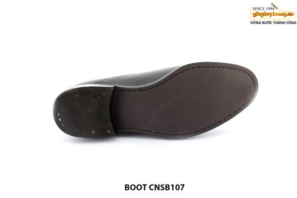 [Outlet size 42] Giày da nam cổ cao Boot thun CNSB107 005