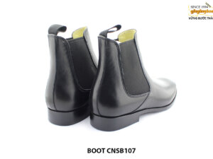 [Outlet size 42] Giày da nam cổ cao Boot thun CNSB107 004