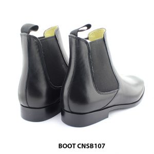[Outlet size 42] Giày da nam cổ cao Boot thun CNSB107 004
