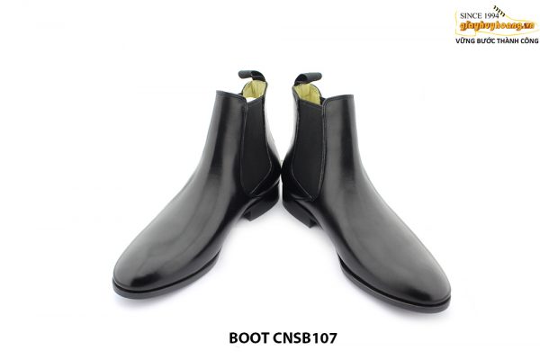[Outlet size 42] Giày da nam cổ cao Boot thun CNSB107 003