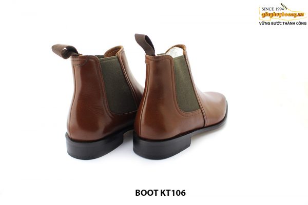 [Outlet size 41] Giày da nam cổ cao thanh lịch Chelsea Boot KT106 008