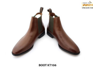 [Outlet size 41] Giày da nam cổ cao thanh lịch Chelsea Boot KT106 007